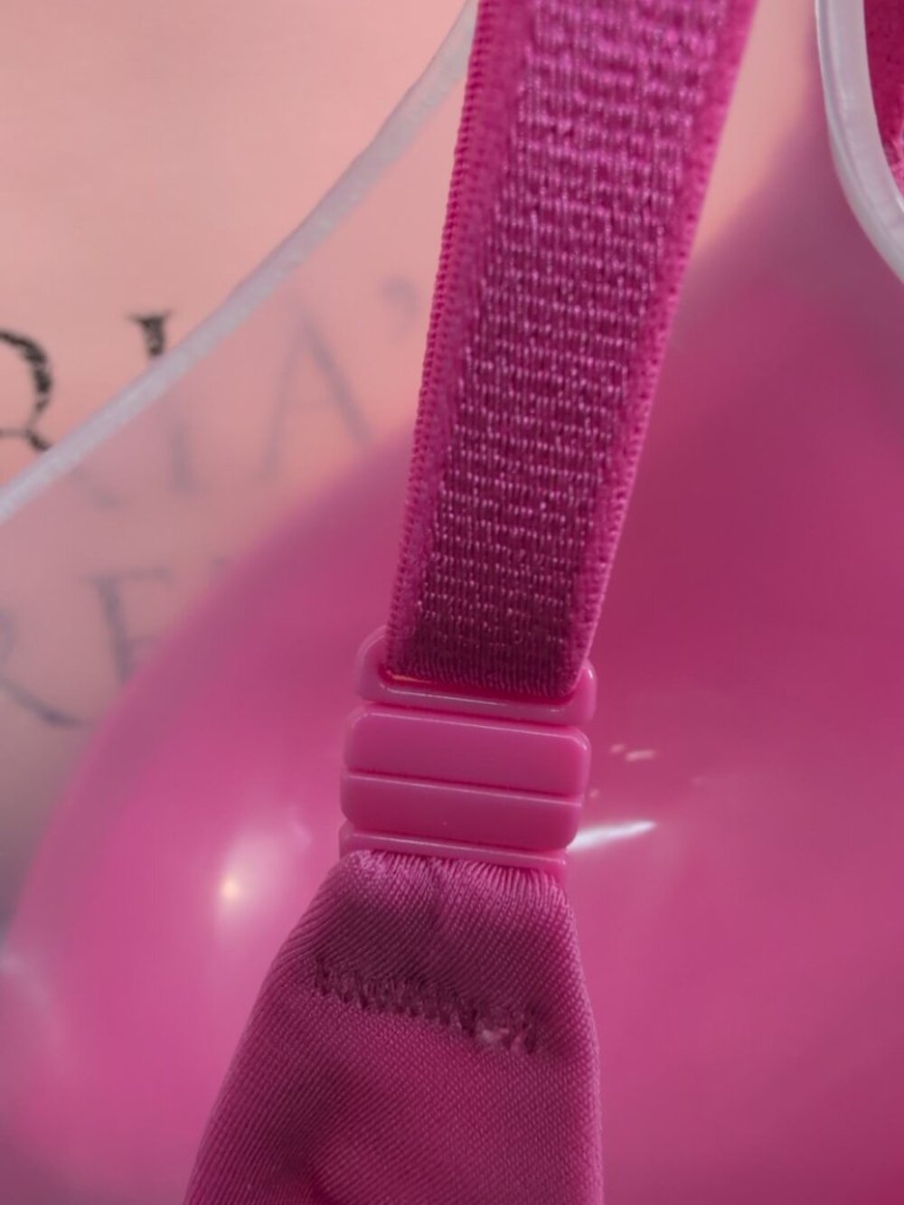 Victoria Secret Very Sexy So Obsessed Smooth Wireless Push Up Bra 32B Hot Pink - Picture 9 of 12